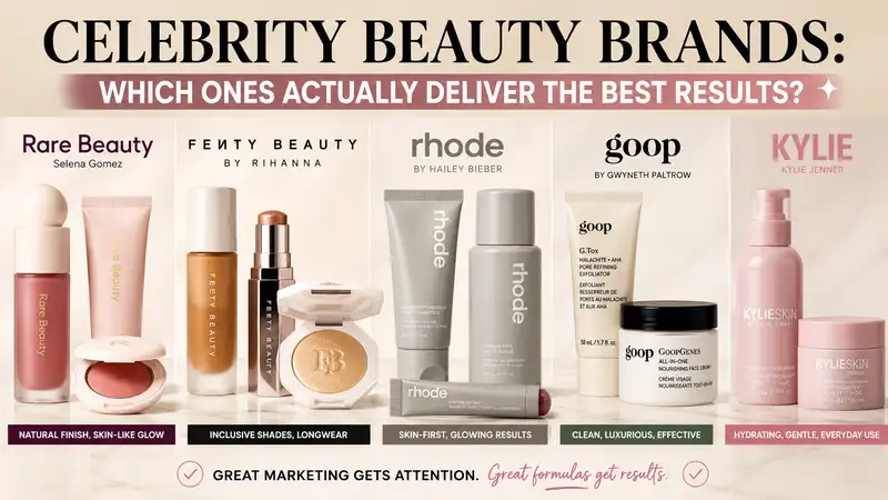 Celebrity Beauty Brands: Which Ones Actually Deliver the Best Results?