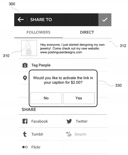 Instagram, paid caption