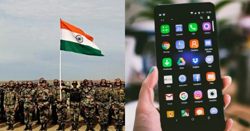 Indian army, app ban