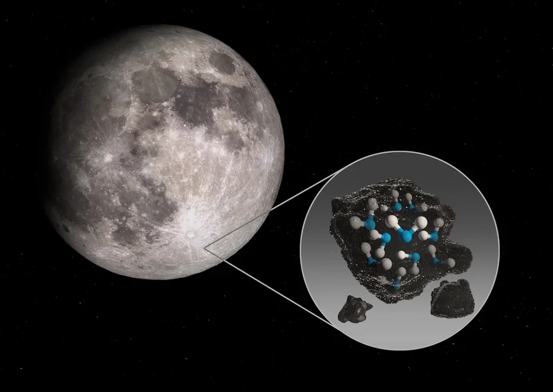 NASA, traces of water on moon