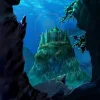 Underwater castle