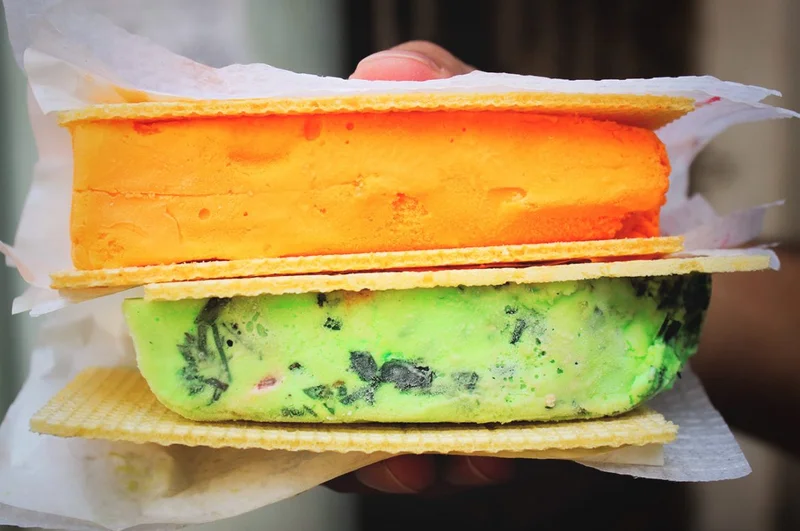 K Rustom, ice cream, street food