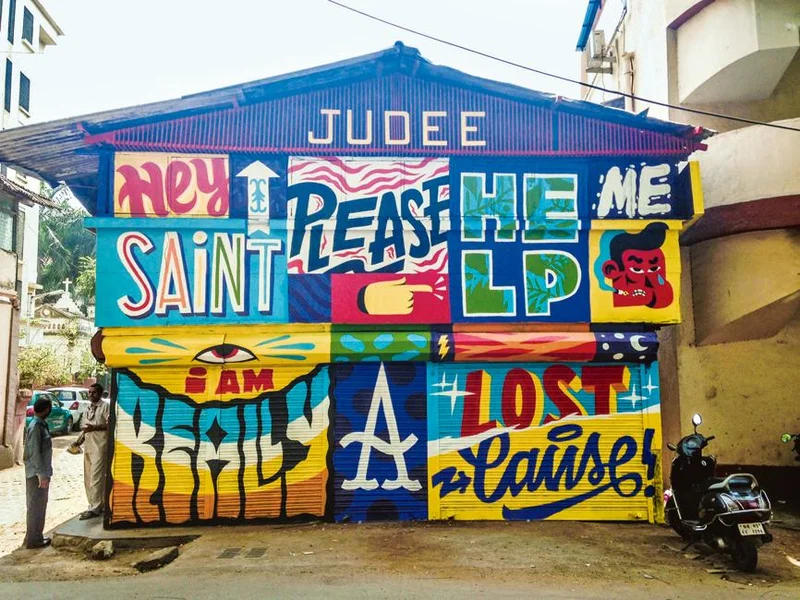 Mumbai street art