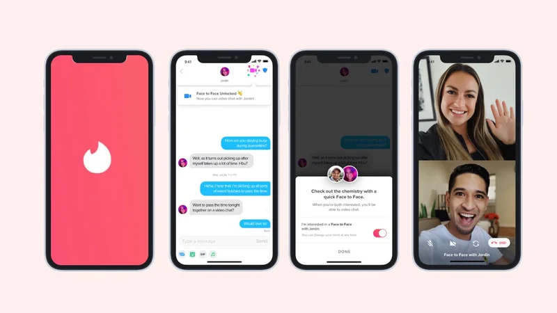 Tinder video calling, Facial Recognition