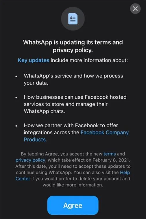 WhatsApp Privacy Policy