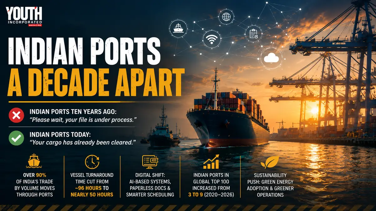 Indian Ports - A Decade Apart