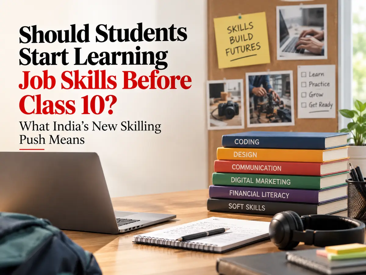 Should Students Start Learning Job Skills Before Class 10? What India's New Skilling Push Means