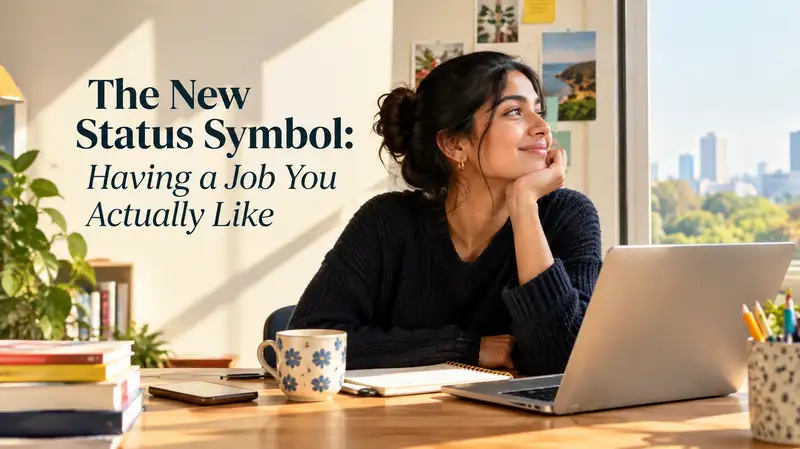 The New Status Symbol: Having a Job You Actually Like