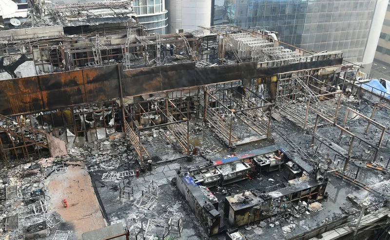 Kamala Mills Fire in the city of Neglige