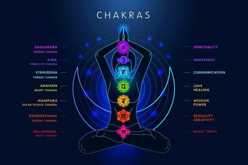 7 chakras of the human body