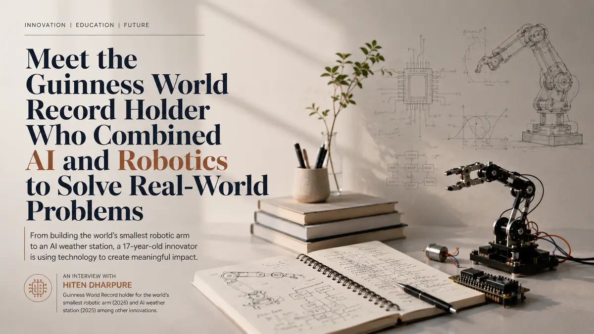 Meet the Guinness World Record Holder Who Combined AI and Robotics to Solve Real-World Problems