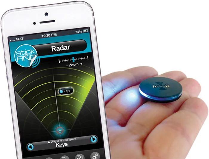 StickNFind radar-hand