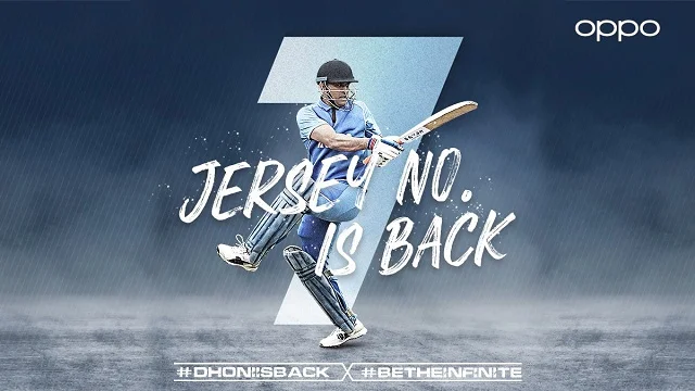 #BeTheInfinite campaign, OPPO, MS Dhoni