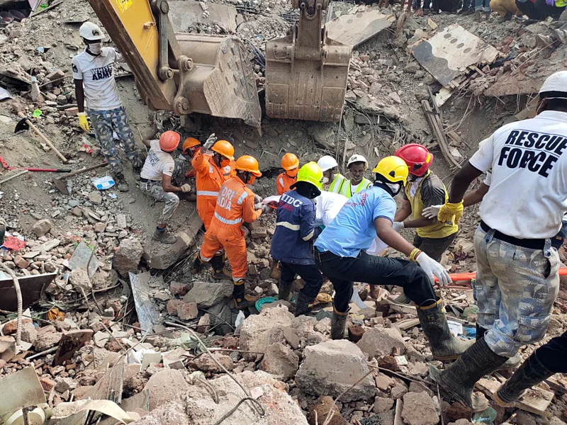 Maharashtra Building Collapse, NSUI