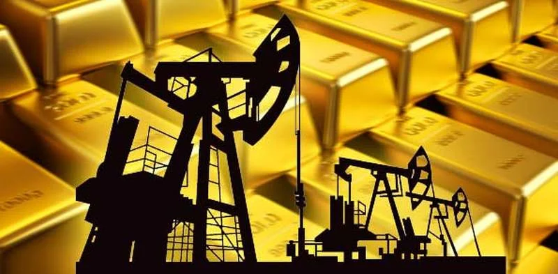 Interdependence amongst gold, crude oil