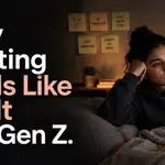 rest has become so hard for Gen Z to enjoy without feeling guilty for not doing something productive.