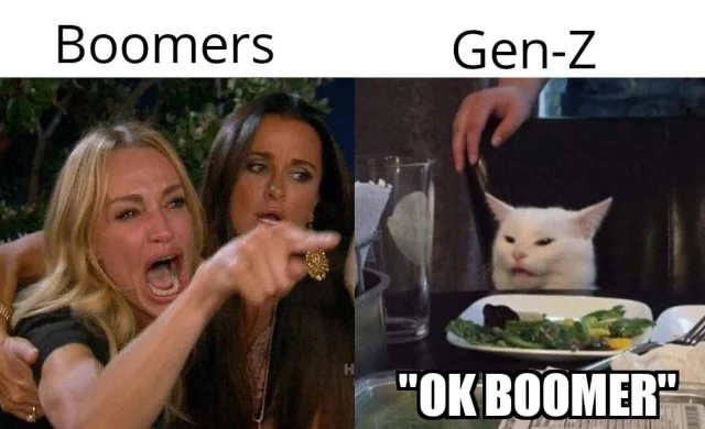 “You Kids Laugh On Stupid Memes”, “Okay
