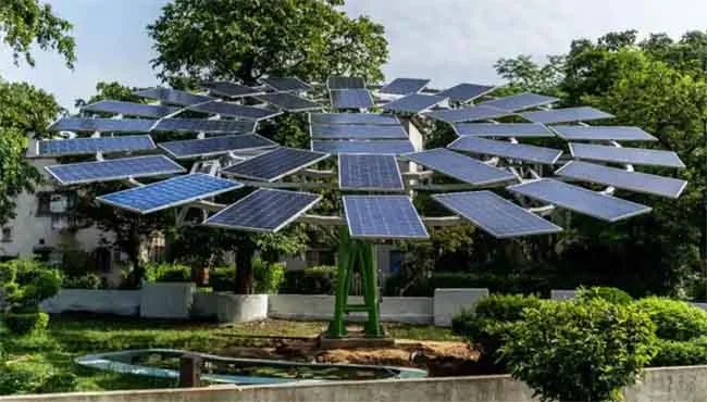 world's largest solar tree, IAF
